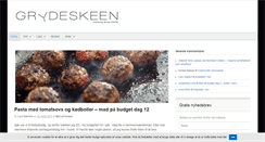 Desktop Screenshot of grydeskeen.dk